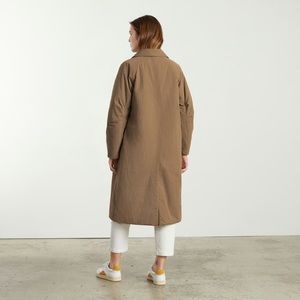 Everlane Renew Mac Coat - XS Coconut